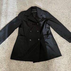 Fleet Street Black Pea Coat size large